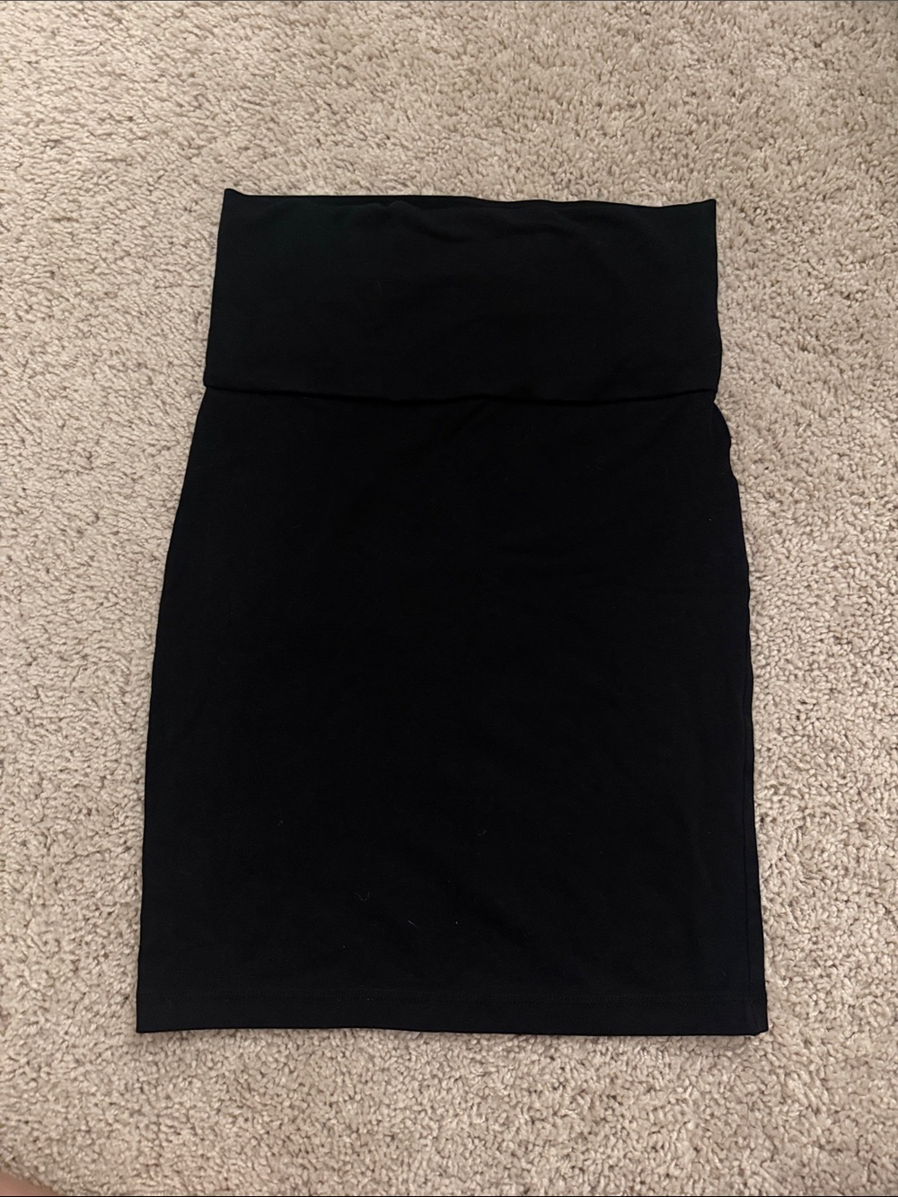 Black Stretchy Pencil Skirt Forever 21- Women
